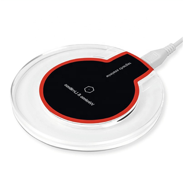 LAIMODA Shenzhen Phone Qi Fast Mobile10W K9 Portable Smart Charging High Quality Wireless Charger For Xiaomi 3 Iphone Apple Samsung