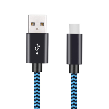 3A Braided quick charger type c cable